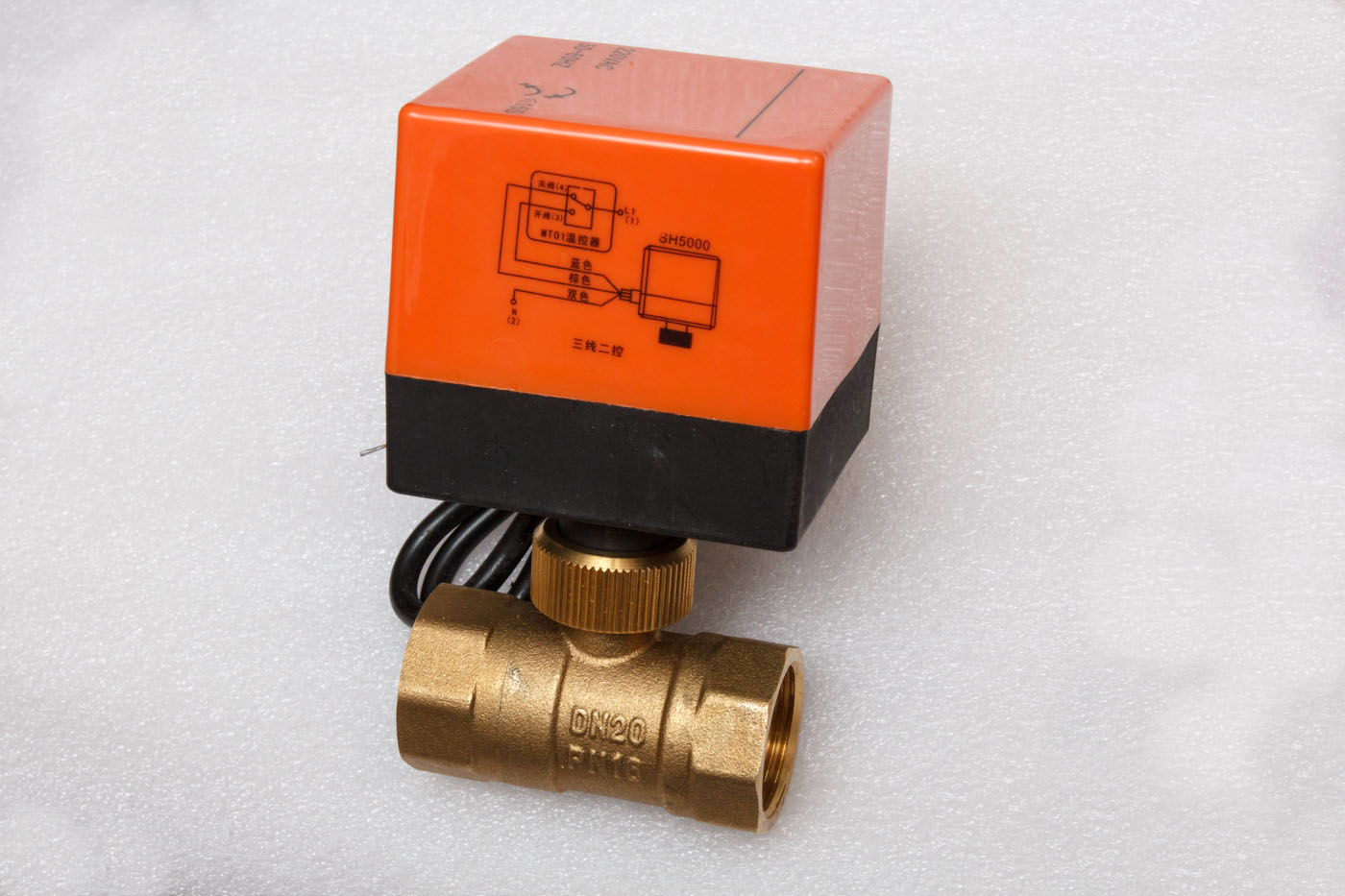 Кран шаровый с электроприводом 220V DN20-2 - Сучасна електроніка