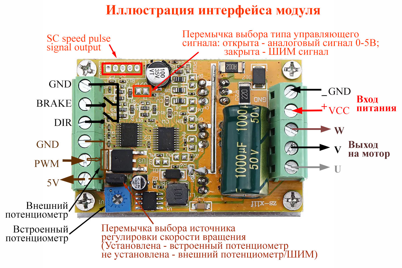 Bldc контроллер схема